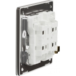 Schneider Electric UNICA X 16AX 雙位雙控開關掣 (炫星銀) | NUX32_2_SS